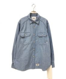 WTAPS（ダブルタップス）の古着「CB / LS / COTTON. CHAMBRAY」｜インディゴ