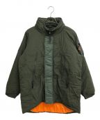 WILD THINGS×AVIREXワイルドシングス×アヴィレックス）の古着「HAPPY JACKET」｜カーキ