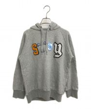 stussy women (ステューシーウィメン) ロゴパーカー グレー サイズ:M