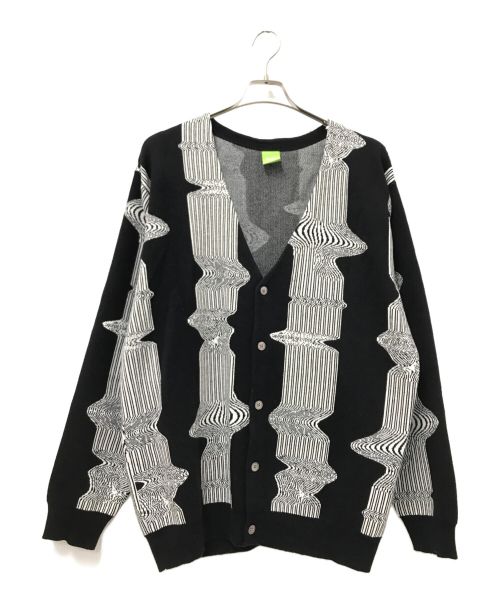 HUF（ハフ）HUF (ハフ) AVALON CARDIGAN ブラック サイズ:Lの古着・服飾アイテム