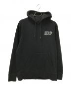 HUFハフ）の古着「BARB WIRE CLASSIC H P/O HOODIE」｜ブラック