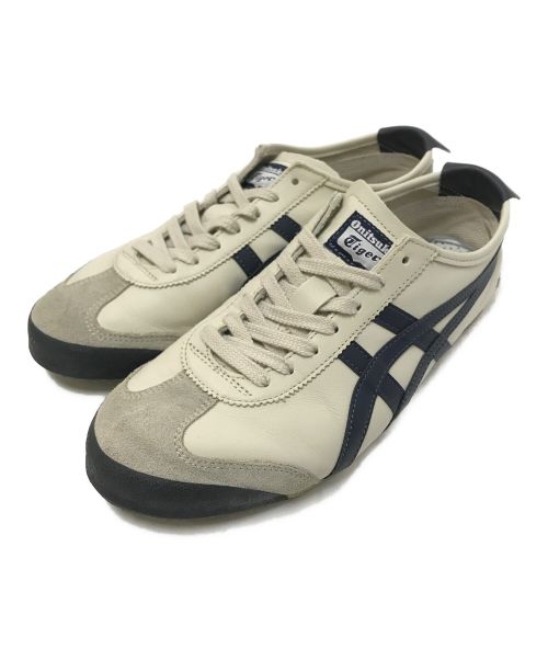 Onitsuka Tiger（オニツカタイガー）Onitsuka Tiger (オニツカタイガー) ローカットスニーカー ネイビー×ベージュ サイズ:26.5cmの古着・服飾アイテム