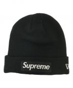 SUPREME×New Eraシュプリーム×ニューエラ）の古着「Box Logo Beanie」｜ブラック