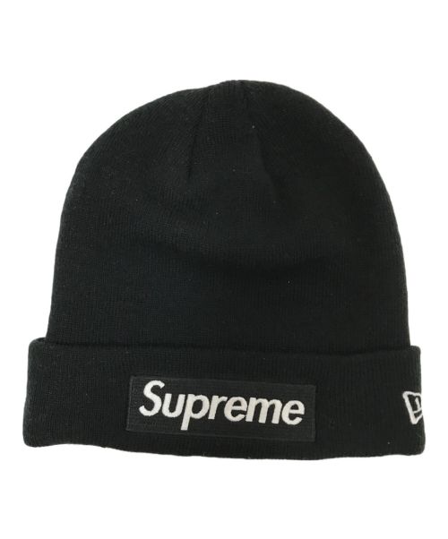 SUPREME（シュプリーム）SUPREME (シュプリーム) New Era (ニューエラ) Box Logo Beanie ブラックの古着・服飾アイテム