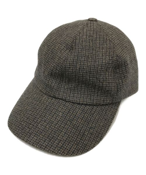 Nine Tailor（ナインテイラー）Nine Tailor (ナインテイラー) Borne Cap Tweed ブラウン サイズ:下記参照 未使用品の古着・服飾アイテム