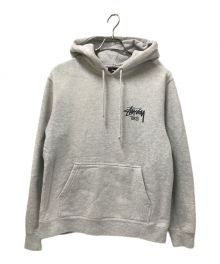 stussy（ステューシー）の古着「Basic Logo Hooded Sweatshirt」｜グレー