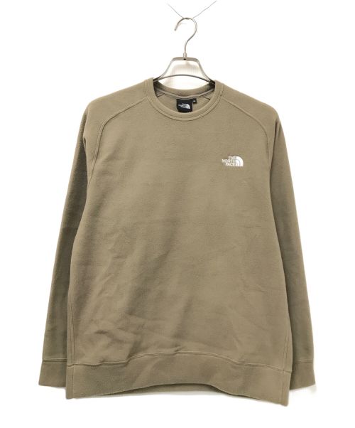 THE NORTH FACE（ザ ノース フェイス）THE NORTH FACE (ザ ノース フェイス) Micro Fleece Crew ベージュ サイズ:Mの古着・服飾アイテム