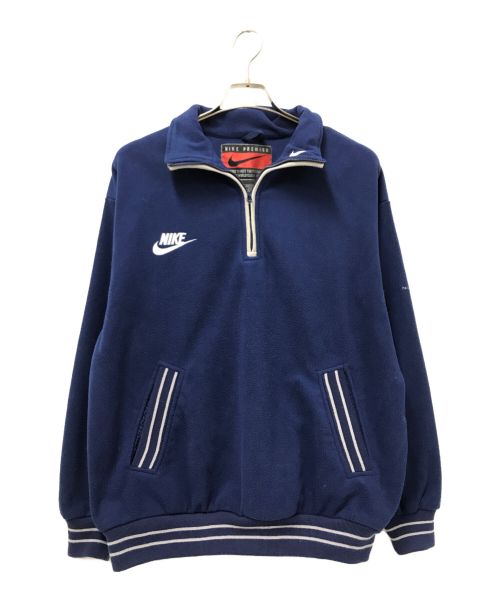 NIKE（ナイキ）NIKE (ナイキ) 90'sハーフジップフリースジャケット ブルー サイズ:Mの古着・服飾アイテム