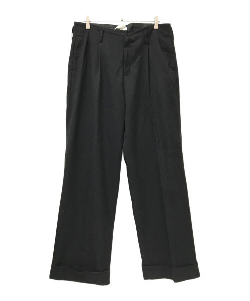 kaiko（カイコー）kaiko (カイコー) WIDE SLACKS ブラック サイズ:3の古着・服飾アイテム