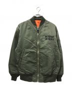 WACKO MARIAワコマリア）の古着「MA-1 FLIGHT JACKET（ TYPE-3 ）」｜カーキ