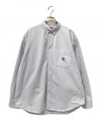 SUPREMEシュプリーム）の古着「Loose Fit Flannel Oxford Shirt」｜ブルー