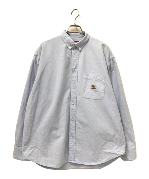 SUPREME（シュプリーム）SUPREME (シュプリーム) Loose Fit Flannel Oxford Shirt ブルー サイズ:Sの古着・服飾アイテム