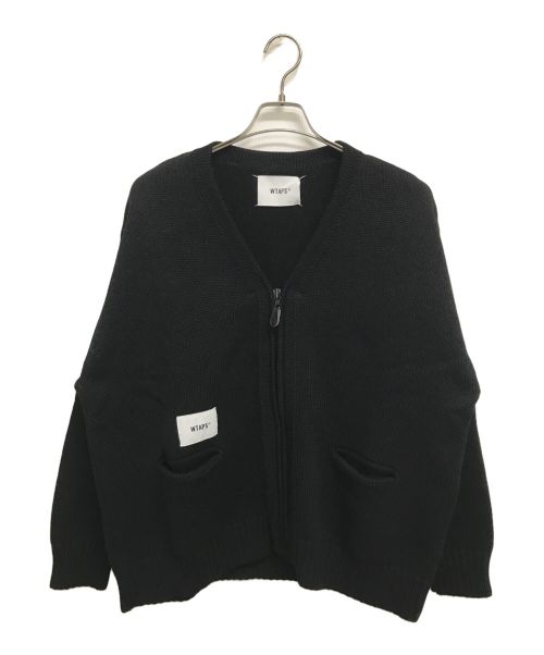 WTAPS（ダブルタップス）WTAPS (ダブルタップス) PALMER SWEATER カーディガン ブラック サイズ:2の古着・服飾アイテム