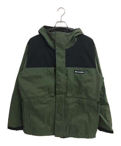 Columbia（コロンビア）Columbia (コロンビア) マウンテンパーカー ブラック×オリーブ サイズ:XLの古着・服飾アイテム