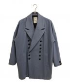 SHAREEFシャリーフ）の古着「WOOL MELTON MIDDLE COAT」｜ブルー