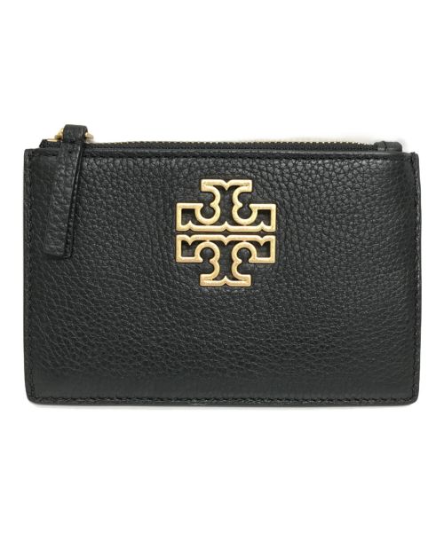 TORY BURCH（トリーバーチ）TORY BURCH (トリーバーチ) BRITTEN ZIP CARD CASE ブラックの古着・服飾アイテム