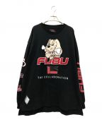 FUBU×GALFYフブ×ガルフィー）の古着「コラボワッペンカットソー」｜ブラック