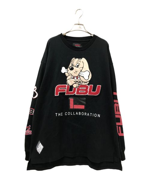 FUBU（フブ）FUBU (フブ) GALFY (ガルフィー) コラボワッペンカットソー ブラック サイズ:大型犬(XL)の古着・服飾アイテム