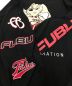 中古・古着 FUBU (フブ) GALFY (ガルフィー) コラボワッペンカットソー ブラック サイズ:大型犬(XL)：5000円