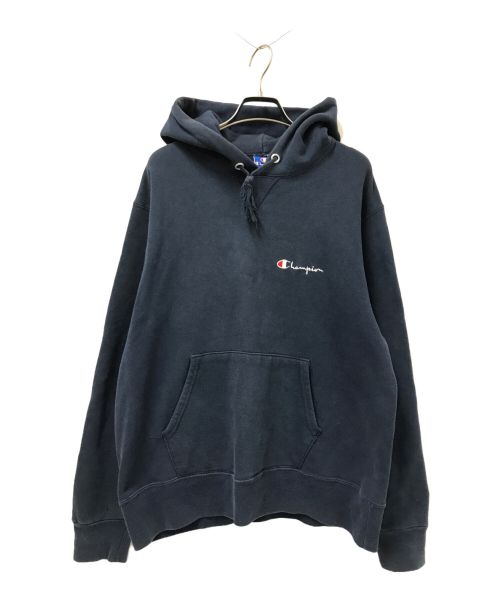 Champion（チャンピオン）Champion (チャンピオン) プルオーバーパーカー ネイビー サイズ:Lの古着・服飾アイテム