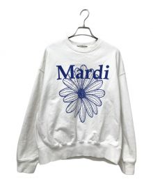 Mardi Mercredi（マルディメクルディ）の古着「ロゴプリントスウェット」｜ホワイト