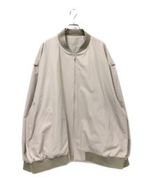 URU（ウル）の古着「OVERSIZED ZIP UP BLOUSON」｜ベージュ