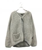 WILD THINGSワイルドシングス）の古着「FLEECE CARDIGAN」｜グレー