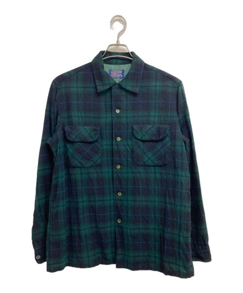 PENDLETON（ペンドルトン）PENDLETON (ペンドルトン) チェックウールシャツ グリーン サイズ:Mの古着・服飾アイテム