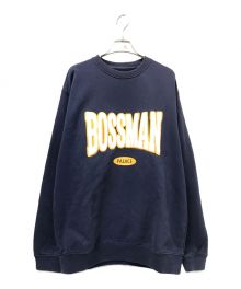 PALACE（パレス）の古着「BOSS MAN CREW」｜ネイビー