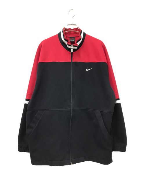 NIKE (ナイキ) トラックジャケット ブラック×レッド サイズ:M