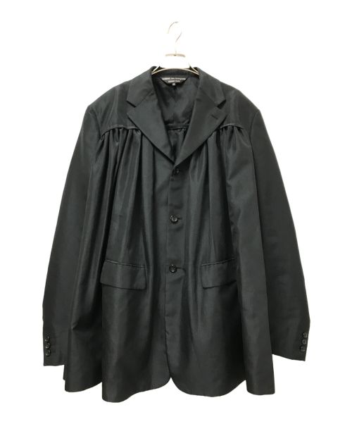 COMME des GARCONS HOMME（コムデギャルソン オム）COMME des GARCONS HOMME (コムデギャルソン オム) カーテンプリーツジャケット ブラック サイズ:Mの古着・服飾アイテム