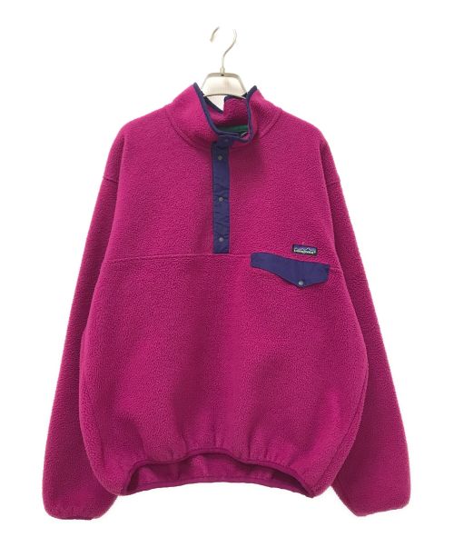 Patagonia（パタゴニア）Patagonia (パタゴニア) シンチラスナップTフリースプルオーバー ショッキングピンク サイズ:Lの古着・服飾アイテム