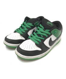 NIKE SB（ナイキエスビー）の古着「DUNK LOW PLO」｜ホワイト×グリーン