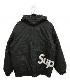 SUPREMEシュプリーム）の古着「16AW Sideline Side Logo Parka」｜ブラック