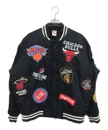 NIKE×SUPREME（ナイキ×シュプリーム）の古着「NBA Teams Warm-Up Jacket」｜ブラック