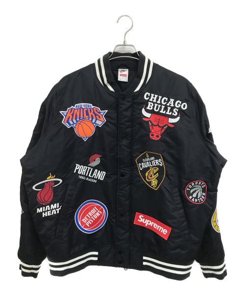 NIKE（ナイキ）NIKE (ナイキ) SUPREME (シュプリーム) NBA Teams Warm-Up Jacket ブラック サイズ: Lの古着・服飾アイテム