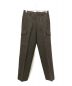 AURALEE（オーラリー）の古着「SUPER MILLED SHETLAND WOOL BELTED FIELD PANTS」｜ブラウン