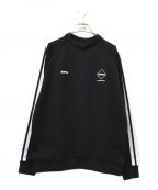 F.C.R.B.エフシーアールビー）の古着「TRAINING TRACK CREWNECK TOP」｜ブラック