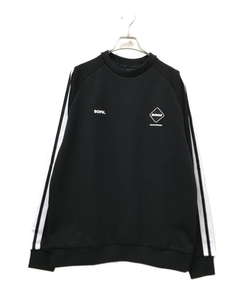 F.C.R.B.（エフシーアールビー）F.C.R.B. (エフシーアールビー) TRAINING TRACK CREWNECK TOP ブラック サイズ:Mの古着・服飾アイテム