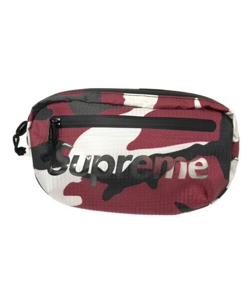 SUPREME（シュプリーム）SUPREME (シュプリーム) カモ柄ウエストバッグ レッド サイズ:下記参照の古着・服飾アイテム