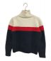 MONCLER (モンクレール) MAGLIONE TRICOT CICLISTA ホワイト×ネイビー サイズ:M：15000円