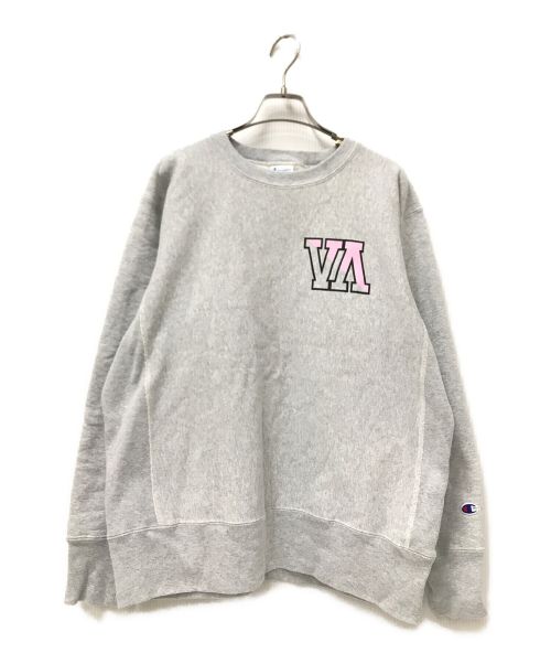 Champion REVERSE WEAVE（チャンピオン リバース ウィーブ）Champion REVERSE WEAVE (チャンピオン リバース ウィーブ) VA C/N SWEAT- 002 グレー サイズ:Lの古着・服飾アイテム