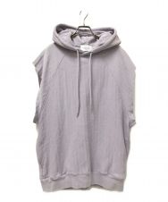 UNUSED (アンユーズド) sweat hoodie vest/スウェットフーディベスト パープル サイズ:2