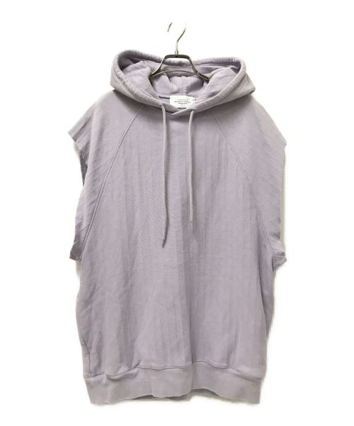 UNUSED（アンユーズド）UNUSED (アンユーズド) sweat hoodie vest/スウェットフーディベスト パープル サイズ:2の古着・服飾アイテム