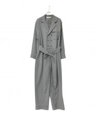 Venit (ヴェニット) STRETCH TWILL PLEATS サロペット グレー サイズ:38