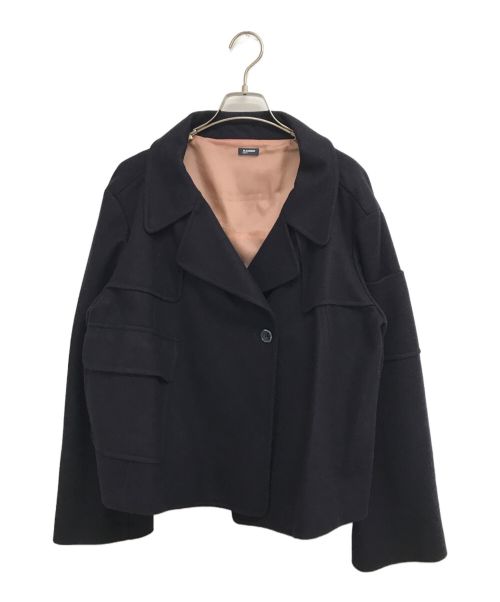 JIL SANDER NAVY（ジルサンダー ネイビー）JIL SANDER NAVY (ジルサンダー ネイビー) ショートマルチポケットコート ネイビー サイズ:40の古着・服飾アイテム