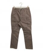 nonnativeノンネイティブ）の古着「6P TROUSERS RELAXED FIT COTTON BACK SATIN」｜ブラウン