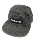 SUPREMEシュプリーム）の古着「Denim Camp Cap」｜ブラック