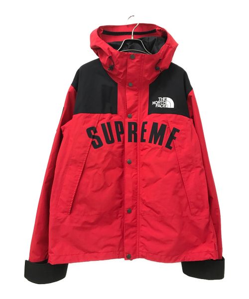 THE NORTH FACE（ザ ノース フェイス）THE NORTH FACE (ザ ノース フェイス) SUPREME (シュプリーム) 19SS Arc Logo Mountain Parka レッド サイズ:Mの古着・服飾アイテム