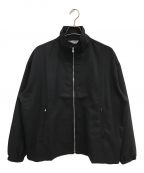 COOTIE PRODUCTIONSクーティープロダクツ）の古着「Gabardine Stand Collar Zip Up Jacket」｜ブラック